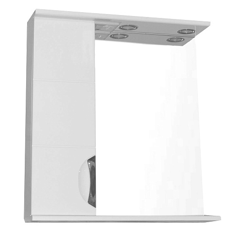 Зеркальный шкаф Loranto CS00024779 Стиль, 60х82 см, белый купить недорого в интернет-магазине Керамос