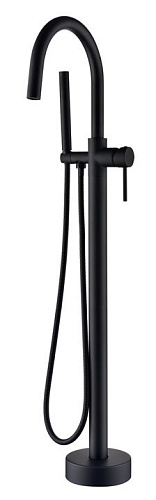 Смеситель напольный Boheme Uno BLACK 469-B Смеситель напольный Boheme Uno BLACK 469-B