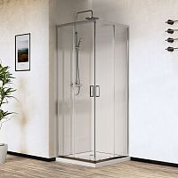 Душевой уголок Vincea VSS-5CT900CL City, 90х90 см, профиль хром/стекло прозрачное