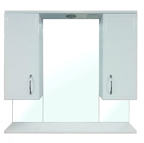 Зеркальный шкаф Loranto CS00050320 Best (Стиль), 85х80 см, белый купить недорого в интернет-магазине Керамос