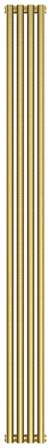 Радиатор Сунержа 051-0301-1804 Эстет-1 отопительный н/ж 1800х180 мм/ 4 секции, состаренная латунь