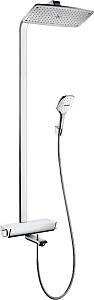 Душевая стойка Hansgrohe 27113400 Raindance Select E с термост.. излив.. верх.и ручн. душ 