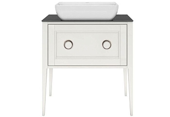 Тумба Kerama Marazzi PL.CN.80.1+1\WHT.M Plaza Classic под раковину напольная 80х47 см, белый матовый