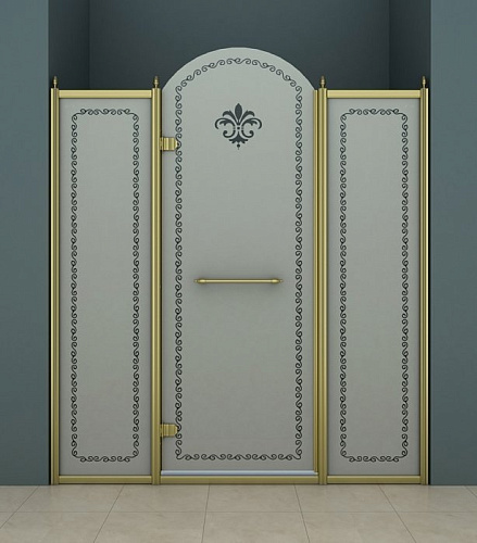 Душевая дверь в нишу Cezares RETRO-B-13-150-PP-Br-L (RETRO-A-B-13-150-PP-Br-L)