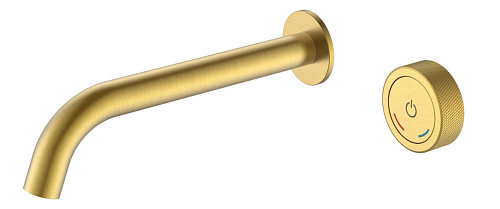 Смеситель автоматический для умывальника BOHEME TECH MATT GOLD 158/2-MG Смеситель автоматический для умывальника BOHEME TECH MATT GOLD 158/2-MG