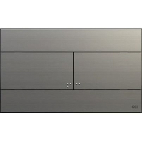 Смывная клавиша OLI 57141 Slim двойная, сталь матовая Смывная клавиша OLI 57141 Slim двойная, сталь матовая