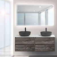 База BelBagno KRAFT-700-2C-SO-RT под раковину 70х46 см, подвесная, Rovere Tabacco (дуб табачный)