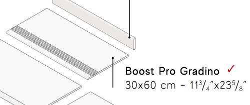 Ступень AtlasConcorde BOOST PRO BoostProIvoryGradino купить недорого в интернет-магазине Керамос