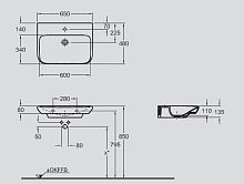 Раковина Geberit myDay 125465600