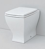 Чаша унитаза Artceram JZV002 05 00 bi matt JAZZ приставной, 36х54 см, белая матовая