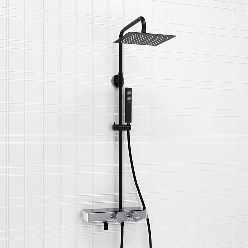 Душевая система WasserKRAFT A114.255.218.CB Thermo Душевая система WasserKRAFT A114.255.218.CB Thermo