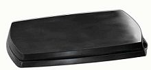 Сиденье Artceram JZA006 03 71nero/cr JAZZ, для унитаза микролифт, черное/шарниры хром