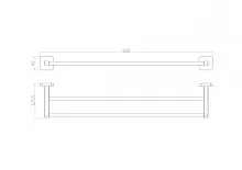 Полотенцедержатель Wonzon & Woghand  WW-6611 купить недорого в интернет-магазине Керамос