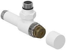 Вентиль Сунержа 30-1404-1212 угловой, (под шестигранник) G 1/2" НР х G 1/2" НР, матовый белый