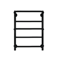 Водяной полотенцесушитель Indigo LEL1W60-40BR Europe1 без полочки, черный