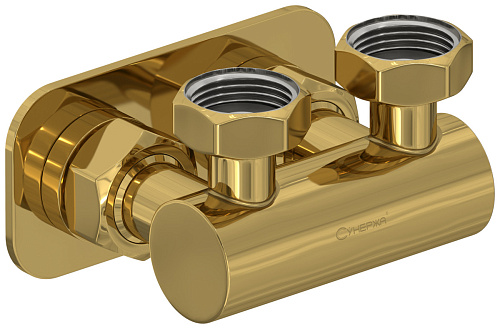 Модуль Сунержа 03-1538-3434, 2х3/4" угловой EU50, золото