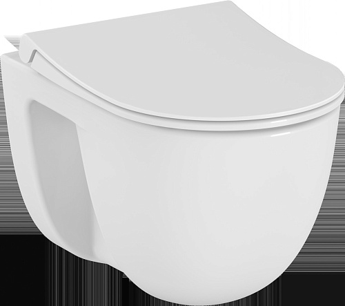 Чаша унитаза Vitra 7759B003-0075 S40 подвесного 36х54 см, безободковый, белый