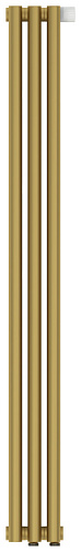 Радиатор Сунержа 032-0311-1203 Эстет-1 отопительный н/ж EU50 правый 1200х135 мм/ 3 секции, матовое золото