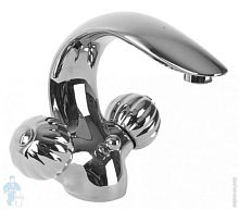 Смеситель для раковины с донным клапаном Cezares  ROYAL PALACE-LS1-01-MS