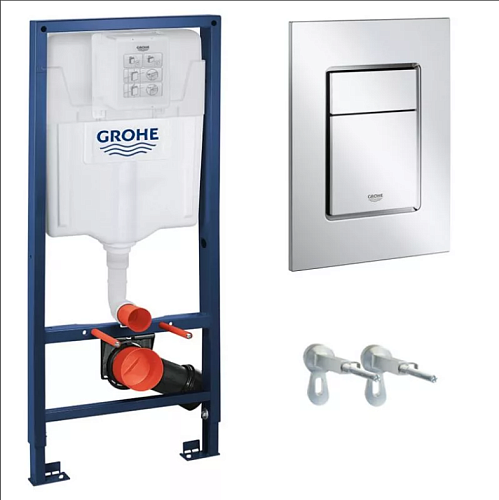 Комплект: инсталляция+клавиша смыва Grohe Rapid SL 120194 купить недорого в интернет-магазине Керамос