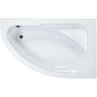 Акриловая ванна Roca 248643000 Welna асимметричная 160х100 см, правая, белая (монтажный комплект заказывается отдельно)