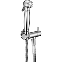 Гигиенический душ Cisal AR00790021  Shower со шлангом 120 см,вывод с держателем и запорный вентиль, цвет хром