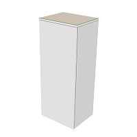 Шкаф-пенал Keuco 31720750002 Edition 400 средний 90х35 см, петли справа, белый/стекло матовое кашемир