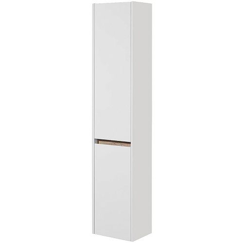 Шкаф - колонна Акватон 1A249403NT01L Нортон 34х160 см, левый, белая глянец купить недорого в интернет-магазине Керамос