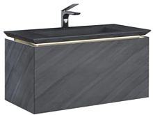 Сет 2122  Inc.08.100/P/Bet/JR_Jorno Раковина Incline 100 материал бетон, цвет бетон + Inc.01.100/P/Bet/JR_JornoТумба Incline 100 подвесная Бетон