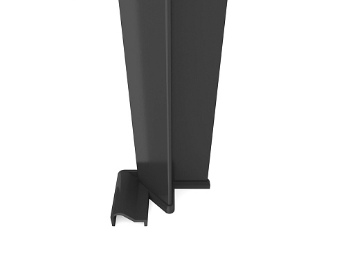 Профиль Deante KTS_N00X Kerria Plus для дверей в нишу, Nero (черный) Профиль Deante KTS_N00X Kerria Plus для дверей в нишу, Nero (черный)