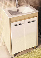 Тумба Comforty 00003129012CF Тулуза напольная 60х47 см, с раковиной Quadro 60, сосна лоредо