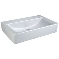 Раковина Ideal Standard E810801 Connect Cube подвесная 70х46 см, без отверстий под смеситель, белая