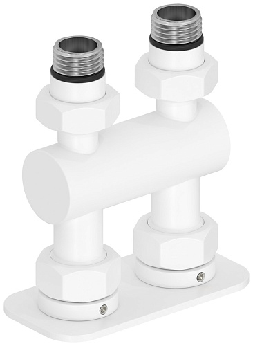 Модуль Сунержа 30-1537-1234, 2х1/2" прямой EU50, матовый белый