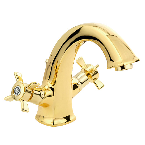 Смеситель Migliore 28509 Korona для раковины, золото