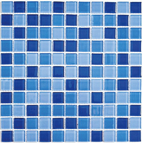 Мозаика Bonaparte Мозаика стеклянная и стеклянная с камнем BlueWave-1 купить недорого в интернет-магазине Керамос