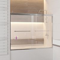 Шторка на ванну RGW SC-60 01116017-11 Screens раздвижная купе 170х150 см, прозрачное стекло