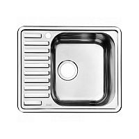 Мойка  нержавеющая сталь, полированная, чаша справа, 585*485, Strit S, IDDIS, STR58PRi77K