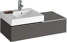 Шкафчик под раковину 890x240x477 мм Geberit iCon 841491000, темно-серый, матовый