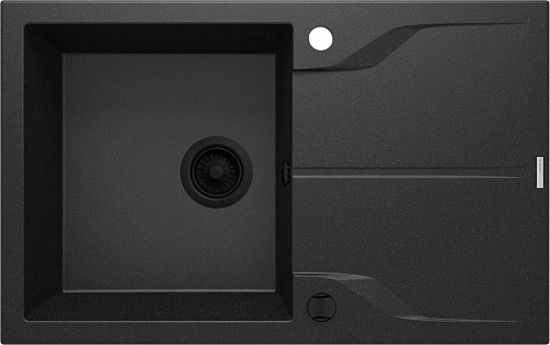 Мойка Deante ZQN_G113 Andante кухонная гранитная 78х49 см, графит металлик Мойка Deante ZQN_G113 Andante кухонная гранитная 78х49 см, графит металлик