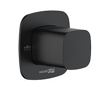 Переключатель WasserKraft A264 Nuthe на 2 выхода, черный Soft-touch Переключатель WasserKraft A264 Nuthe на 2 выхода, черный Soft-touch