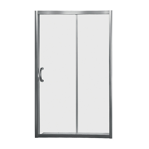 Душевая дверь AM.PM W53S-1401190MT Bliss L, Twin 140х190 см, с одной дверью, матовый хром/стекло прозрачное снят с производства