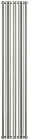 Радиатор Сунержа 00-0332-1808 Эстет-00 отопительный н/ж 1800х360 мм/ 8 секций, без покрытия