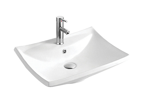 Раковина Aquatek AQ5518-00 для установки на столешницу, 60х46 см, белая Раковина Aquatek AQ5518-00 для установки на столешницу, 60х46 см, белая