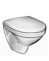 Унитаз Gustavsberg GB115530001020, 5530 Nautic, 34х50 см для настенной установки, c сиденьем-крышкой, белый