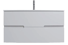 Тумба под раковину Jacob Delafon EB1889RU-G1C Nona 100 см, с интегрированными ручками, глянцевый белый