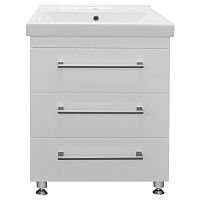 Тумба Loranto CS00039377 Модерн с раковиной, напольная, 60х44 см, белая