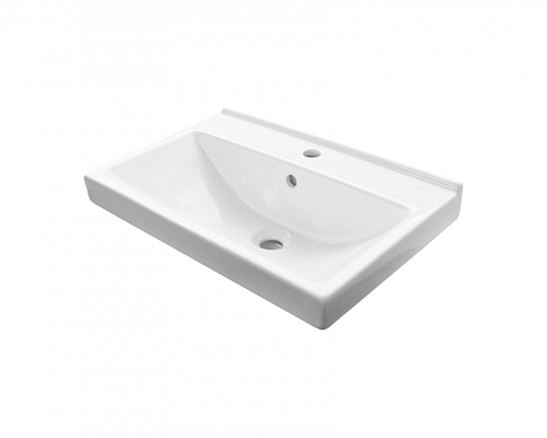 Раковина Sanita Luxe SL403001 Fest мебельная 45х40 см, белая Раковина Sanita Luxe SL403001 Fest мебельная 45х40 см, белая