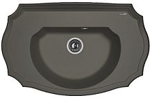 Мойка для кухни Florentina 20.340.D0900.302 Эмилия 90х55 см, с крылом, антрацит