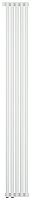 Радиатор Сунержа 12-0320-1805 Эстет-0 отопительный н/ж EU50 левый 1800х225 мм/ 5 секций, белый