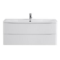 База BelBagno ACQUA-1200-2C-SO-BL под раковину 120х45 см, подвесная, Bianco Lucido (белый глянец)